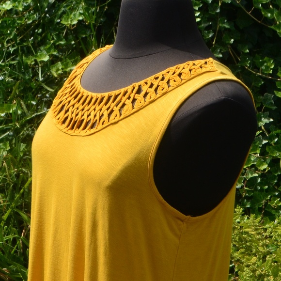 Lane Bryant Tops - NWT Lane Bryant Boho Braided Front Tank Top